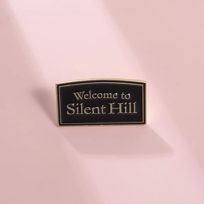 Welcome To Silent Hill Enamel Pin Horror Game Cool Anime Brooch Lapel Badge Inspired Jewelery Gifts for fans Players Friends