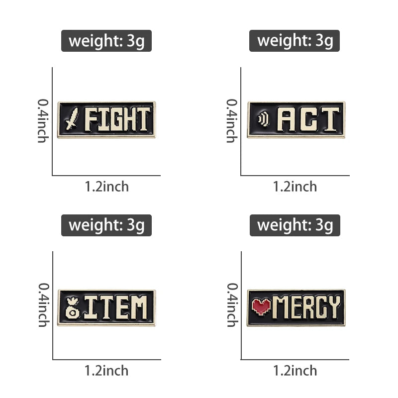 3-6 pcs/set Anime TV Movies Enamel Pins Horror Movie Characters Brooches Lapel Badges Jewelry Gift for Fans Friends