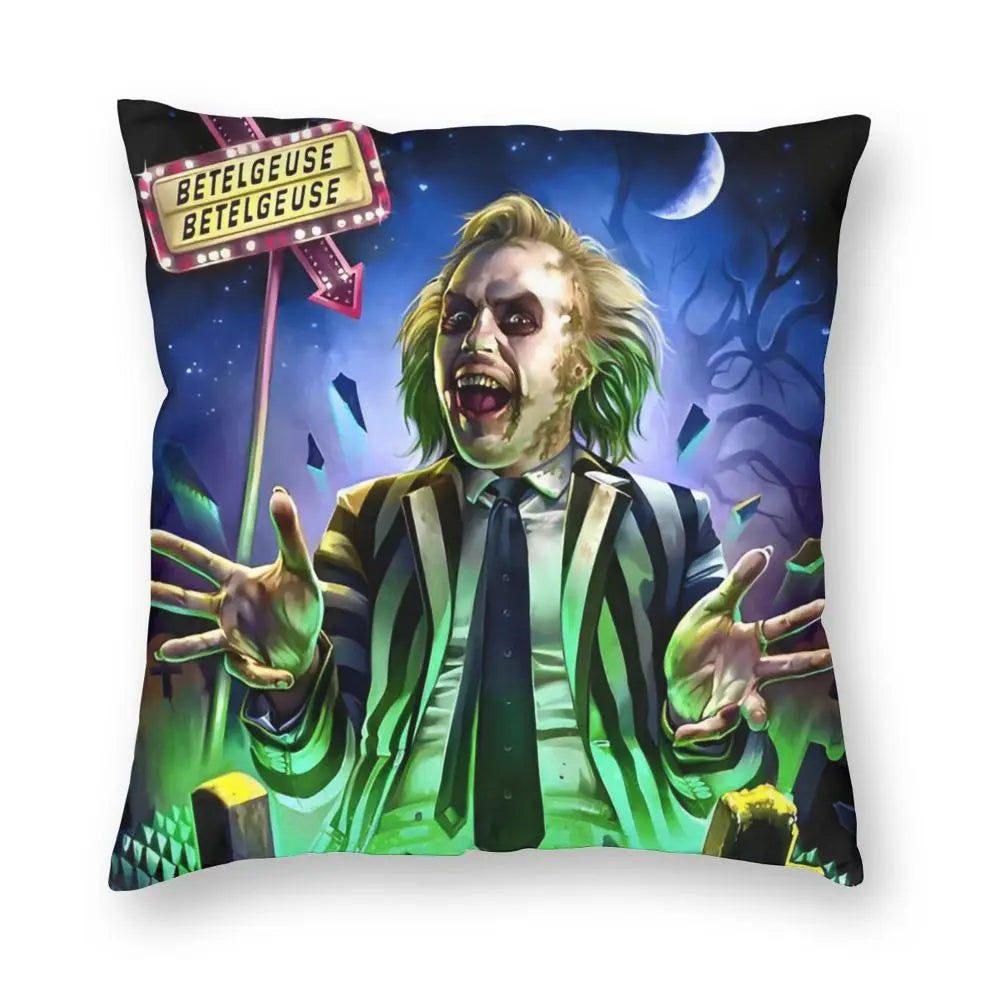 Justice For Bob - B-Beetlejuices Movie Square Pillowcases Home Cushion Cover Creative Home Decoration Throw Pillow Case 45*45