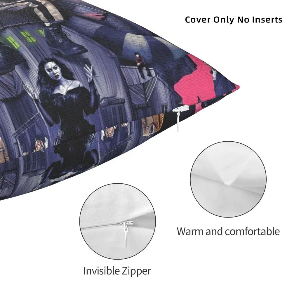 Justice For Bob - B-Beetlejuices Movie Square Pillowcases Home Cushion Cover Creative Home Decoration Throw Pillow Case 45*45