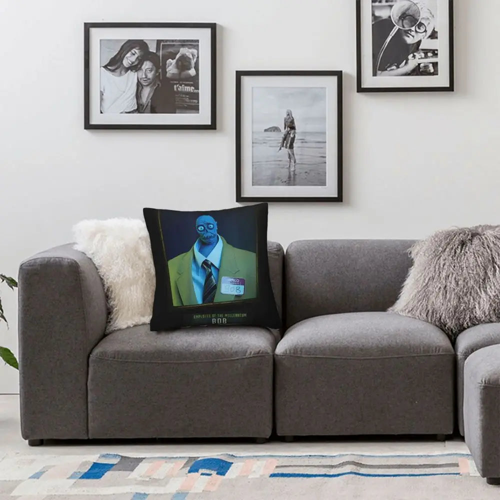 Justice For Bob - B-Beetlejuices Movie Square Pillowcases Home Cushion Cover Creative Home Decoration Throw Pillow Case 45*45