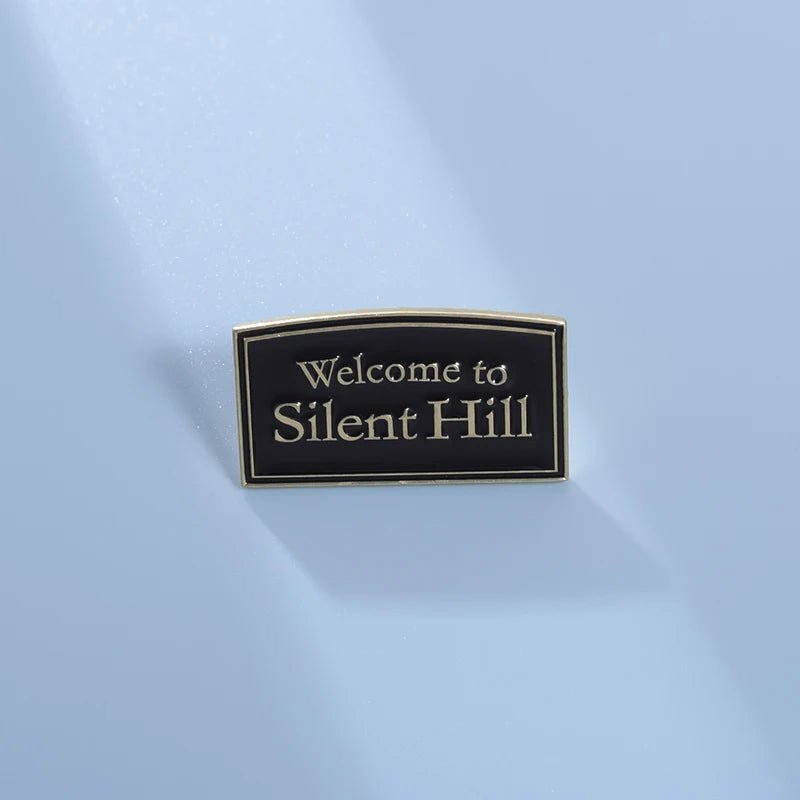 Welcome To Silent Hill Enamel Pin Horror Game Cool Anime Brooch Lapel Badge Inspired Jewelery Gifts for fans Players Friends
