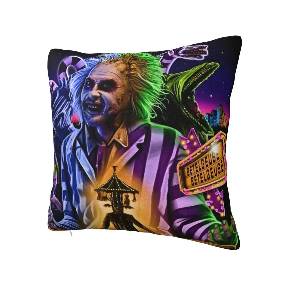 Justice For Bob - B-Beetlejuices Movie Square Pillowcases Home Cushion Cover Creative Home Decoration Throw Pillow Case 45*45