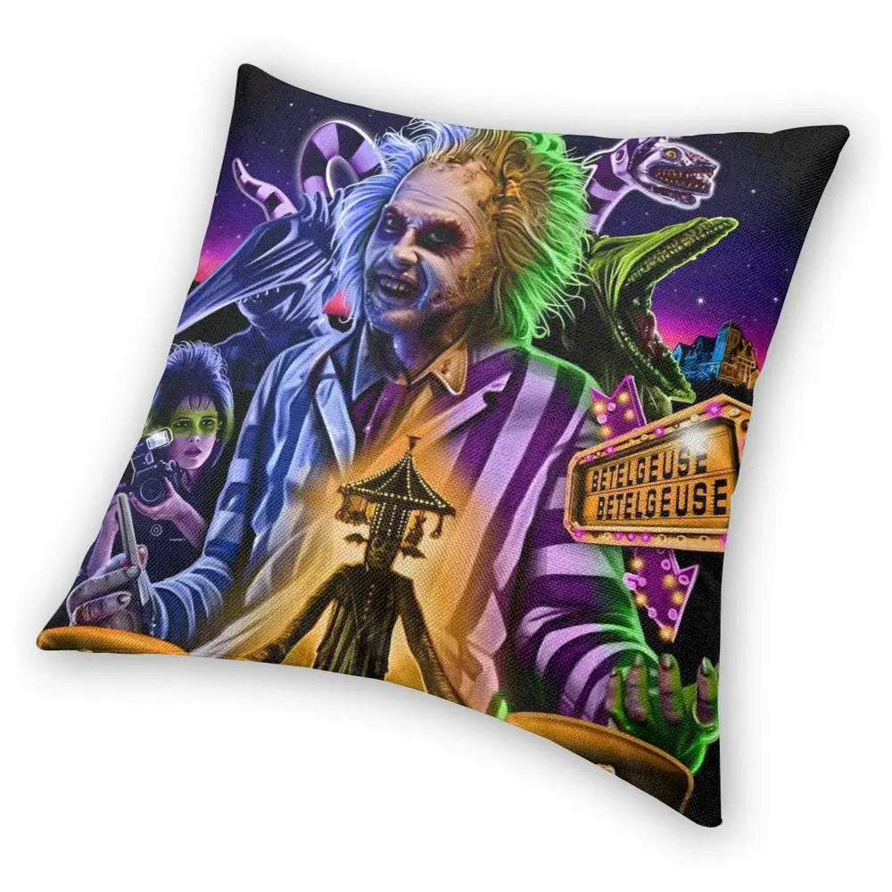 Justice For Bob - B-Beetlejuices Movie Square Pillowcases Home Cushion Cover Creative Home Decoration Throw Pillow Case 45*45