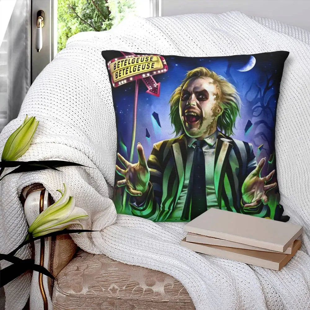 Justice For Bob - B-Beetlejuices Movie Square Pillowcases Home Cushion Cover Creative Home Decoration Throw Pillow Case 45*45