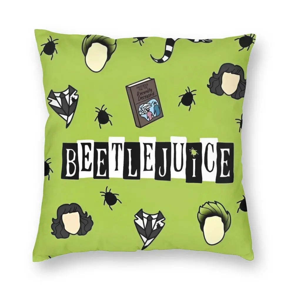 Justice For Bob - B-Beetlejuices Movie Square Pillowcases Home Cushion Cover Creative Home Decoration Throw Pillow Case 45*45