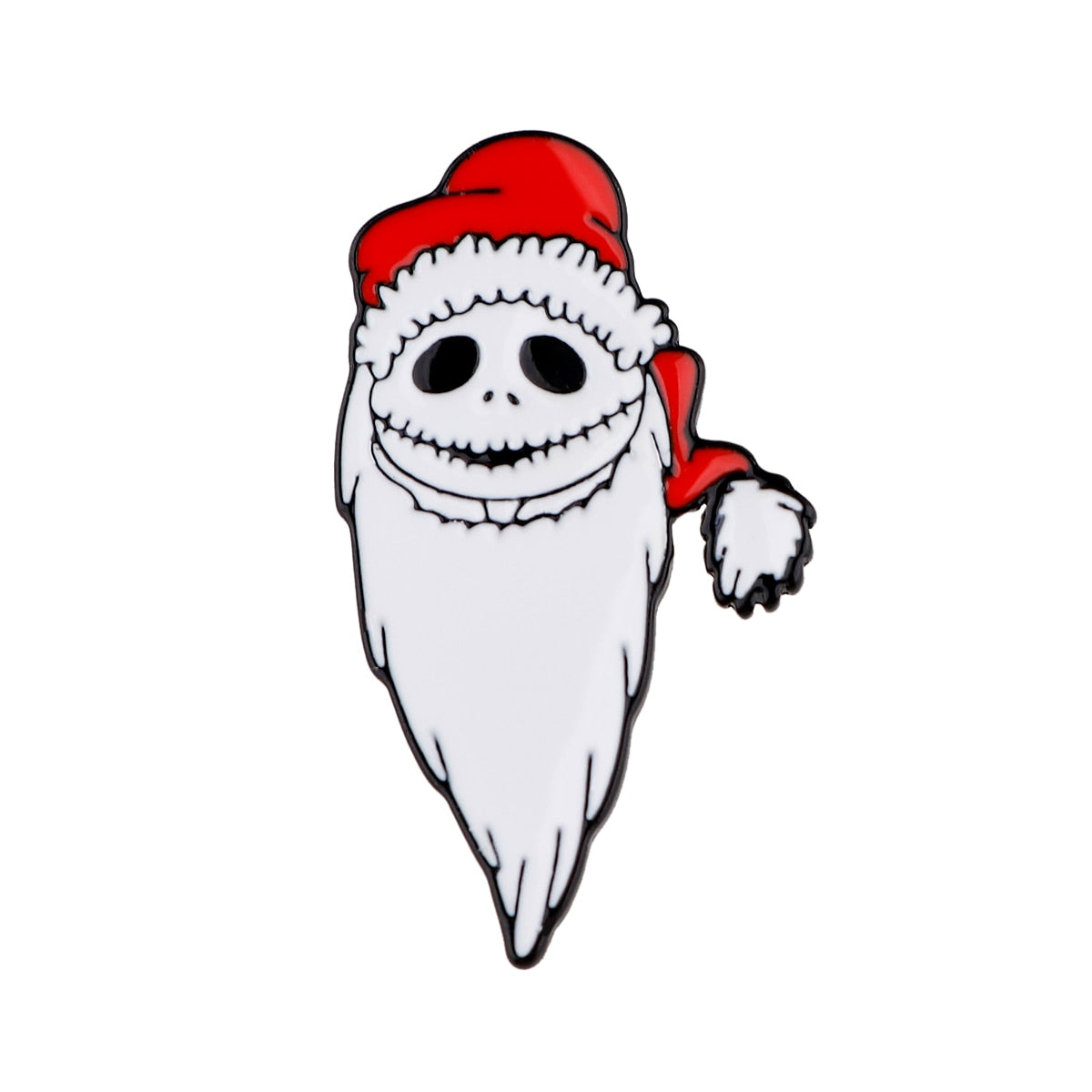 Nightmare Before Christmas Pins Santa Claus Brooch Cartoon Ghost Badge For Bags Jeans Scarf Lapel Pin Jewelry Best Gift