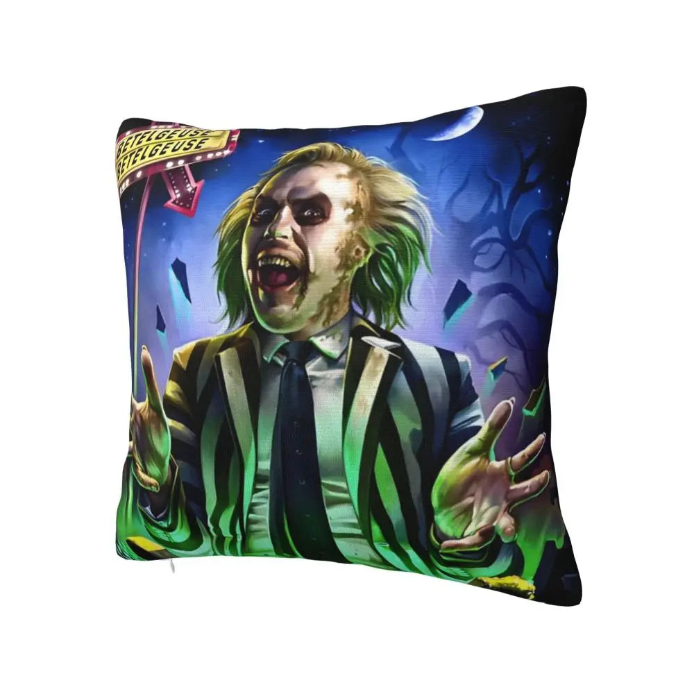 Justice For Bob - B-Beetlejuices Movie Square Pillowcases Home Cushion Cover Creative Home Decoration Throw Pillow Case 45*45
