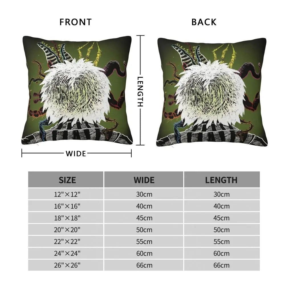 Justice For Bob - B-Beetlejuices Movie Square Pillowcases Home Cushion Cover Creative Home Decoration Throw Pillow Case 45*45