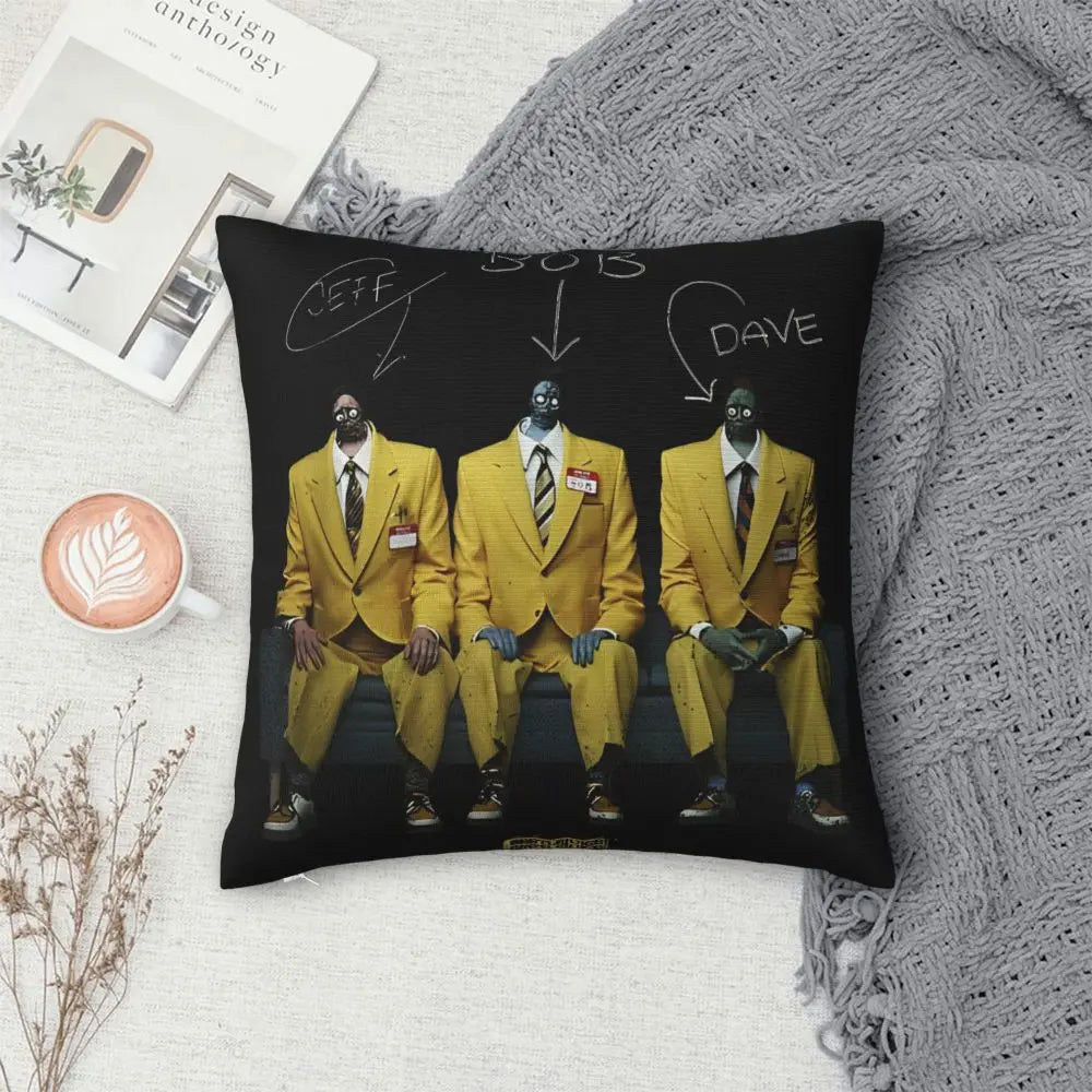 Justice For Bob - B-Beetlejuices Movie Square Pillowcases Home Cushion Cover Creative Home Decoration Throw Pillow Case 45*45