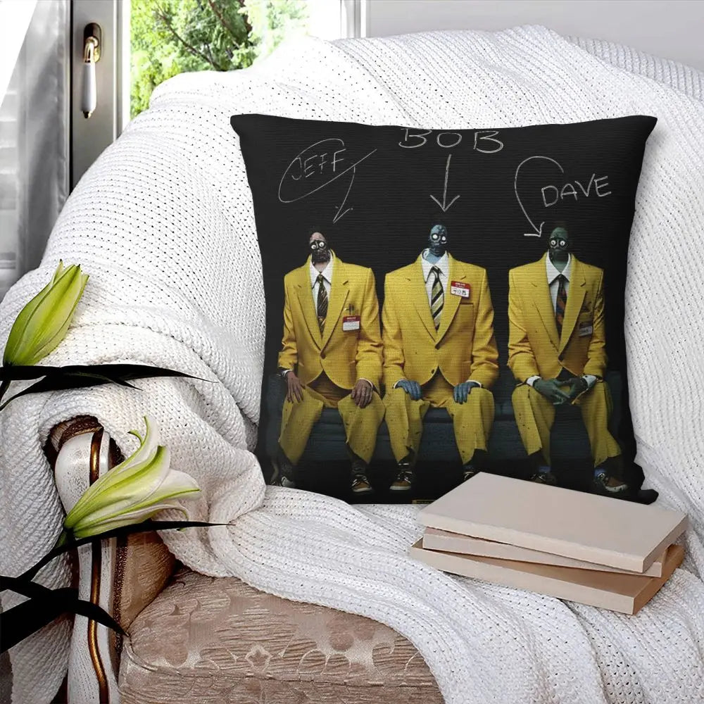 Justice For Bob - B-Beetlejuices Movie Square Pillowcases Home Cushion Cover Creative Home Decoration Throw Pillow Case 45*45