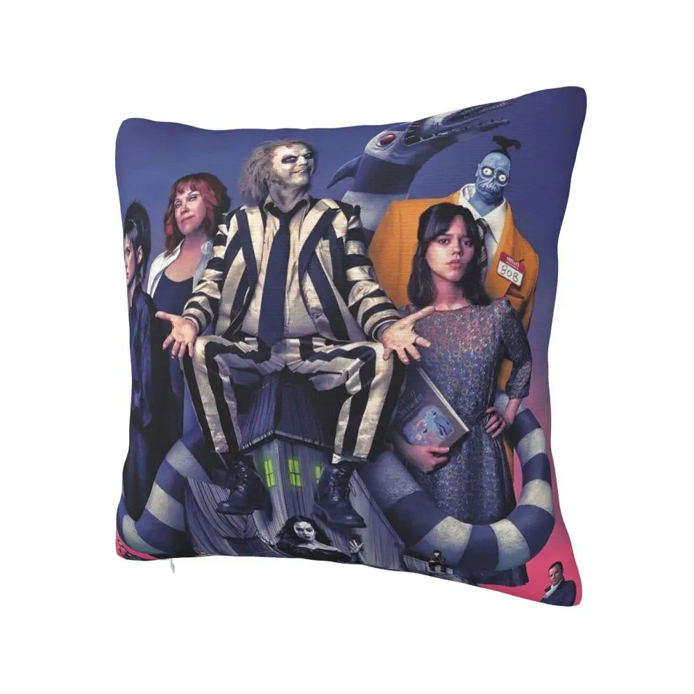 Justice For Bob - B-Beetlejuices Movie Square Pillowcases Home Cushion Cover Creative Home Decoration Throw Pillow Case 45*45