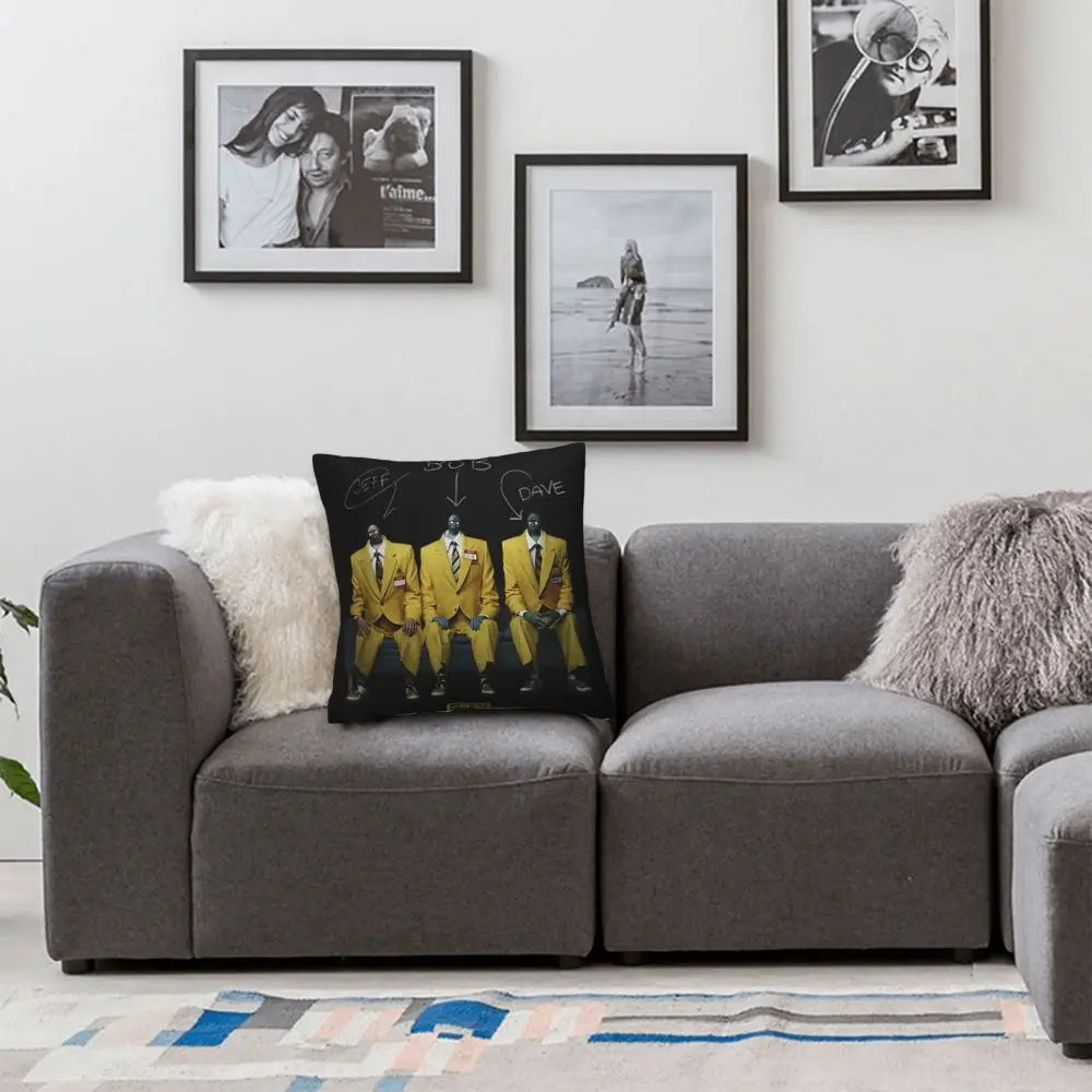 Justice For Bob - B-Beetlejuices Movie Square Pillowcases Home Cushion Cover Creative Home Decoration Throw Pillow Case 45*45