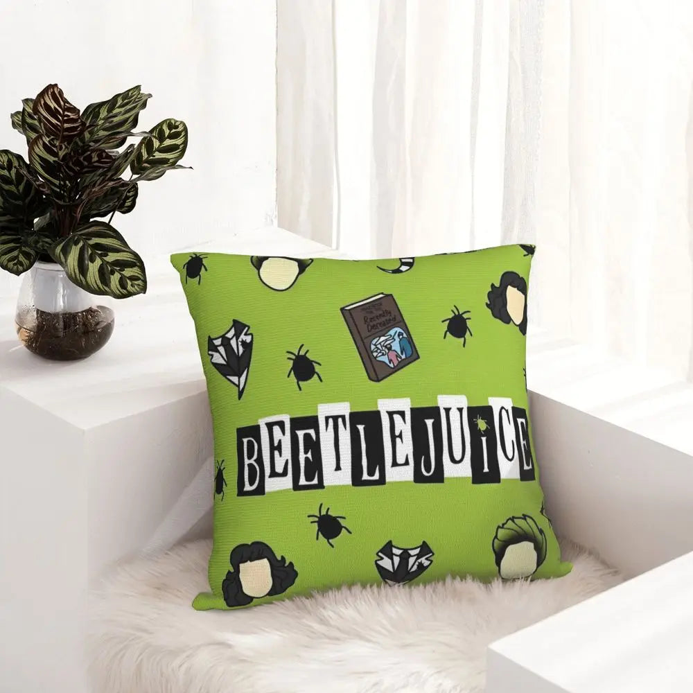 Justice For Bob - B-Beetlejuices Movie Square Pillowcases Home Cushion Cover Creative Home Decoration Throw Pillow Case 45*45