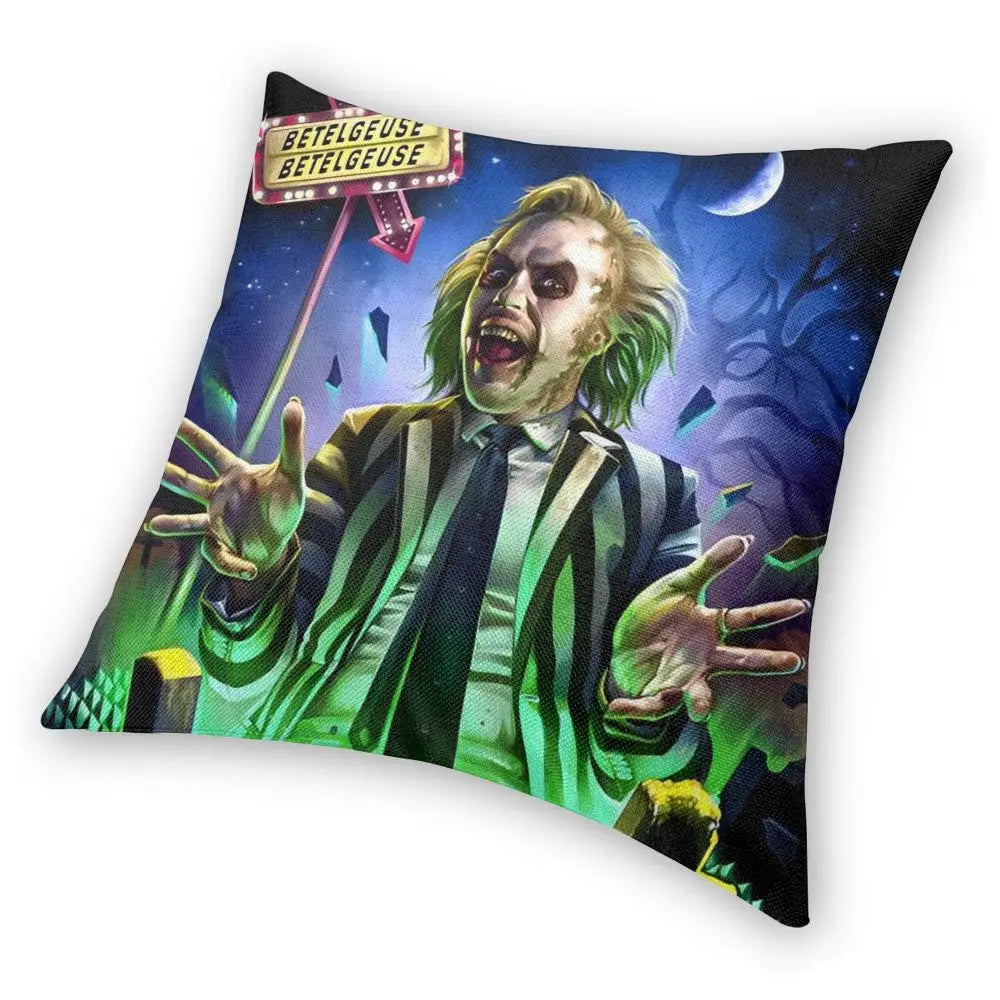 Justice For Bob - B-Beetlejuices Movie Square Pillowcases Home Cushion Cover Creative Home Decoration Throw Pillow Case 45*45