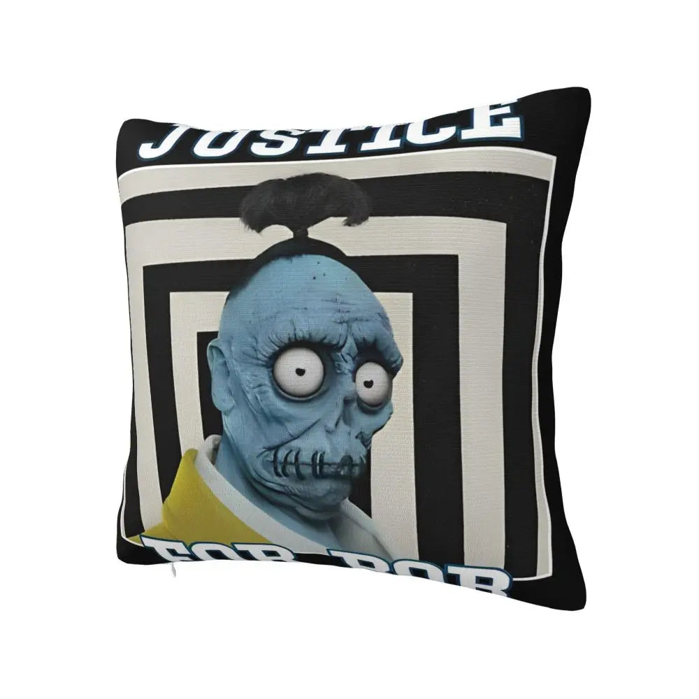 Justice For Bob - B-Beetlejuices Movie Square Pillowcases Home Cushion Cover Creative Home Decoration Throw Pillow Case 45*45