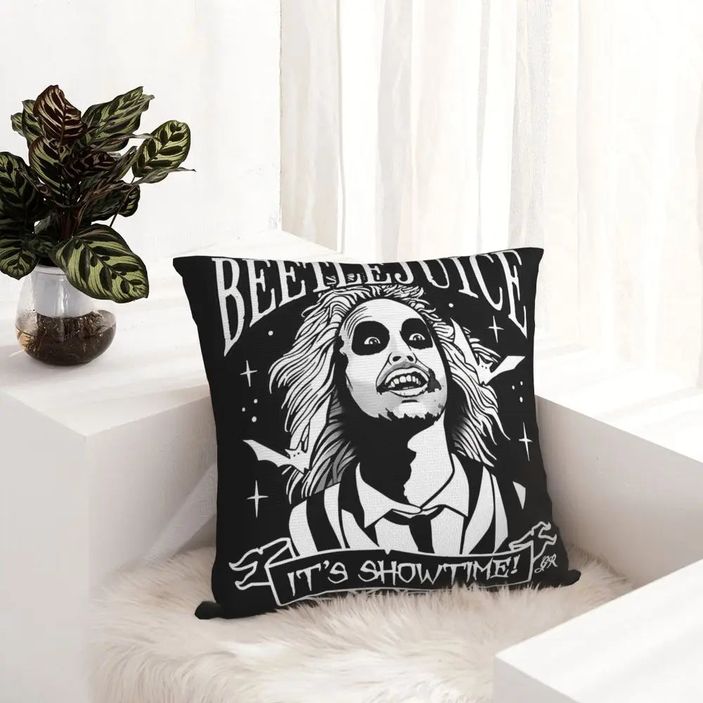 Justice For Bob - B-Beetlejuices Movie Square Pillowcases Home Cushion Cover Creative Home Decoration Throw Pillow Case 45*45