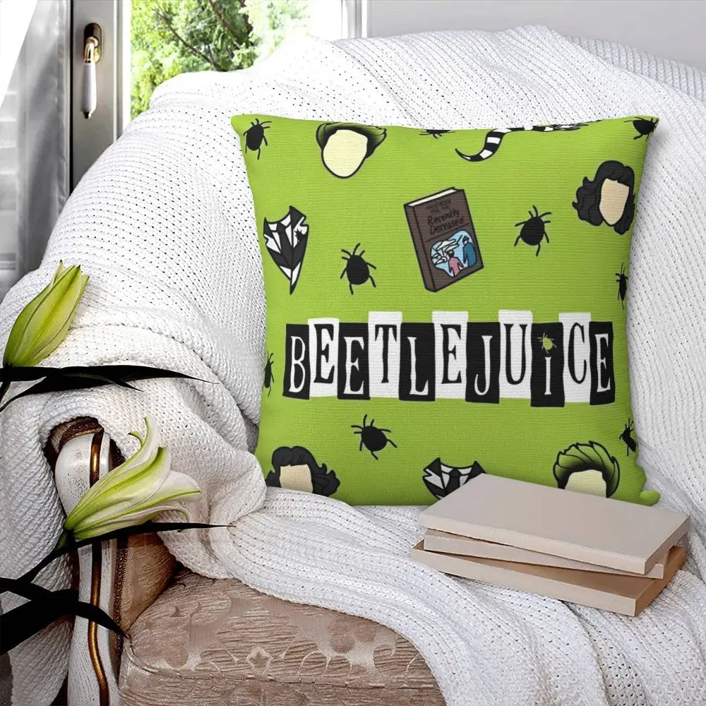 Justice For Bob - B-Beetlejuices Movie Square Pillowcases Home Cushion Cover Creative Home Decoration Throw Pillow Case 45*45