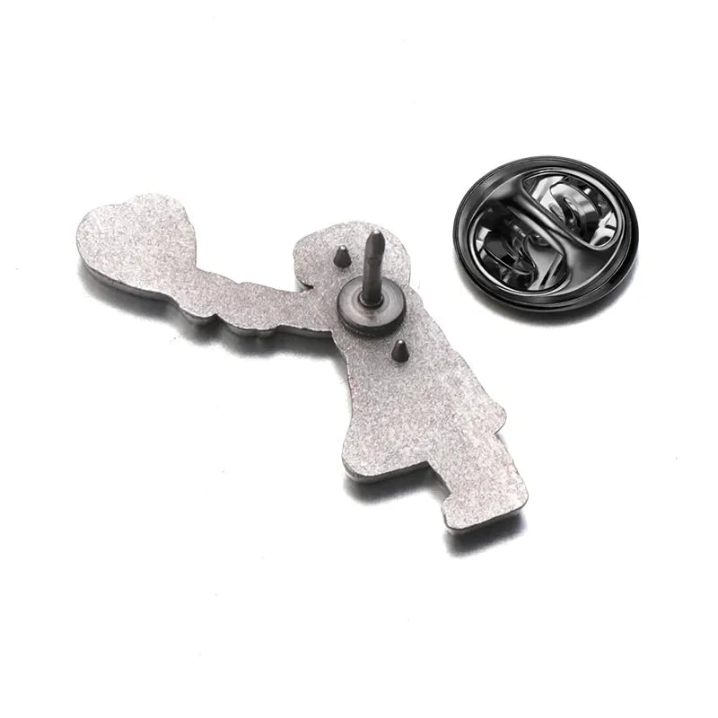 Classic Banksy Art Design Collection Enamel Pin Cool And Humorous Skater Boy Girl Brooches Badge Decoration Lapel Jewelry Gift