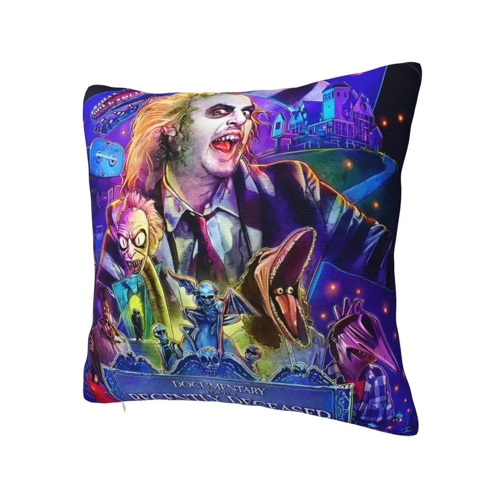 Justice For Bob - B-Beetlejuices Movie Square Pillowcases Home Cushion Cover Creative Home Decoration Throw Pillow Case 45*45