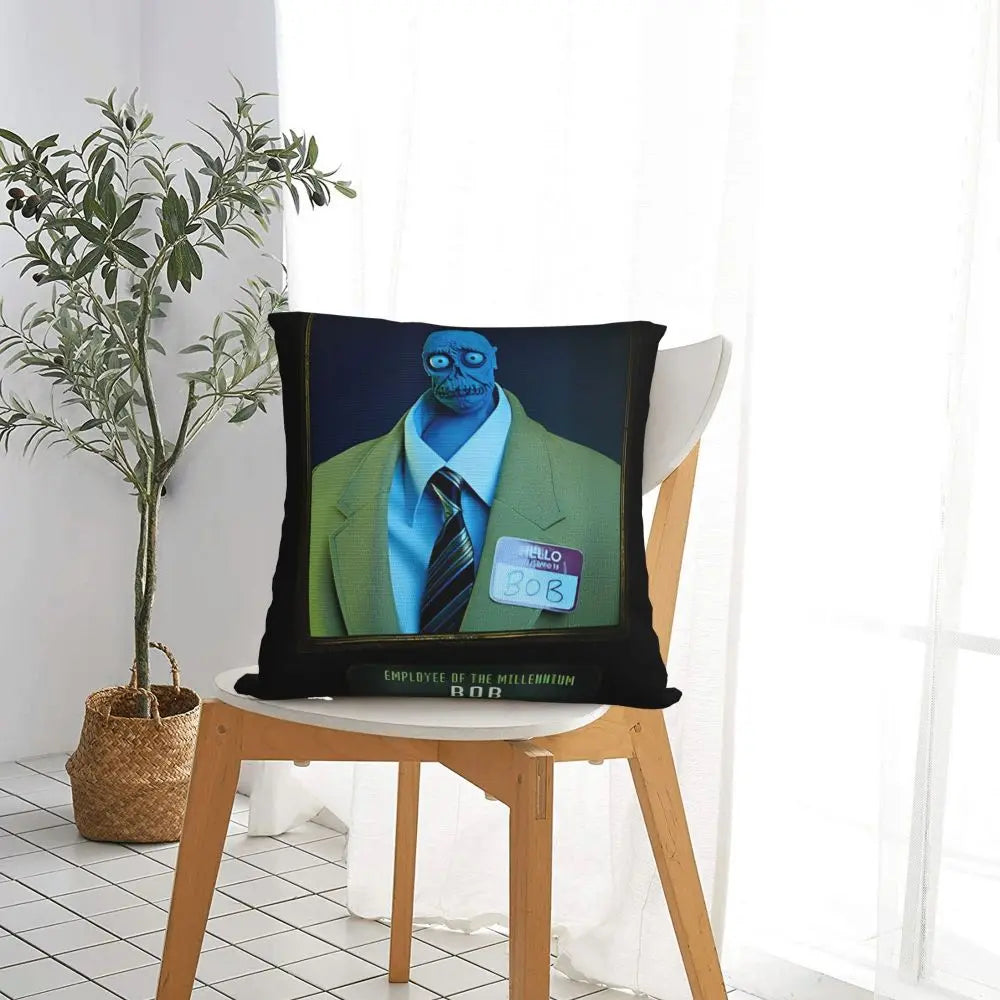 Justice For Bob - B-Beetlejuices Movie Square Pillowcases Home Cushion Cover Creative Home Decoration Throw Pillow Case 45*45
