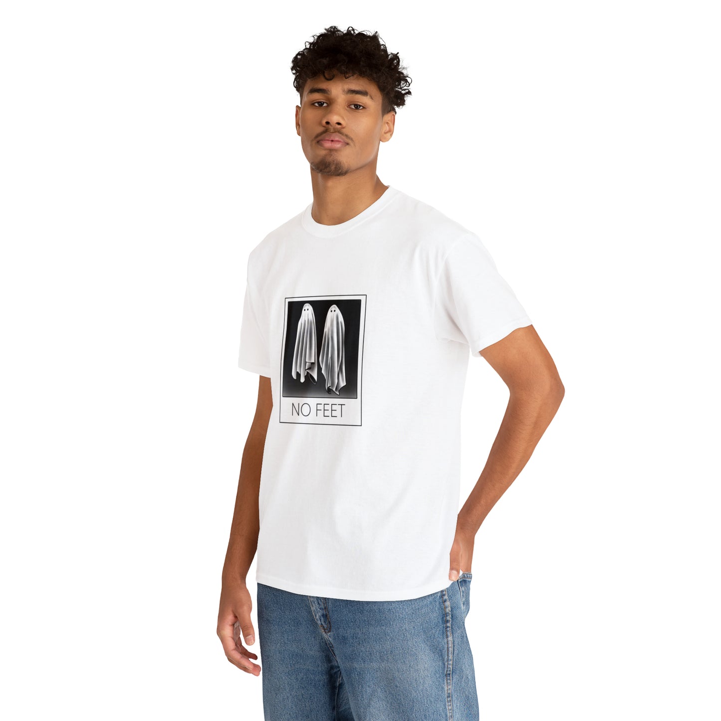 NO FEET LTD. Plain white T shirt .....hey there Lydia !!!