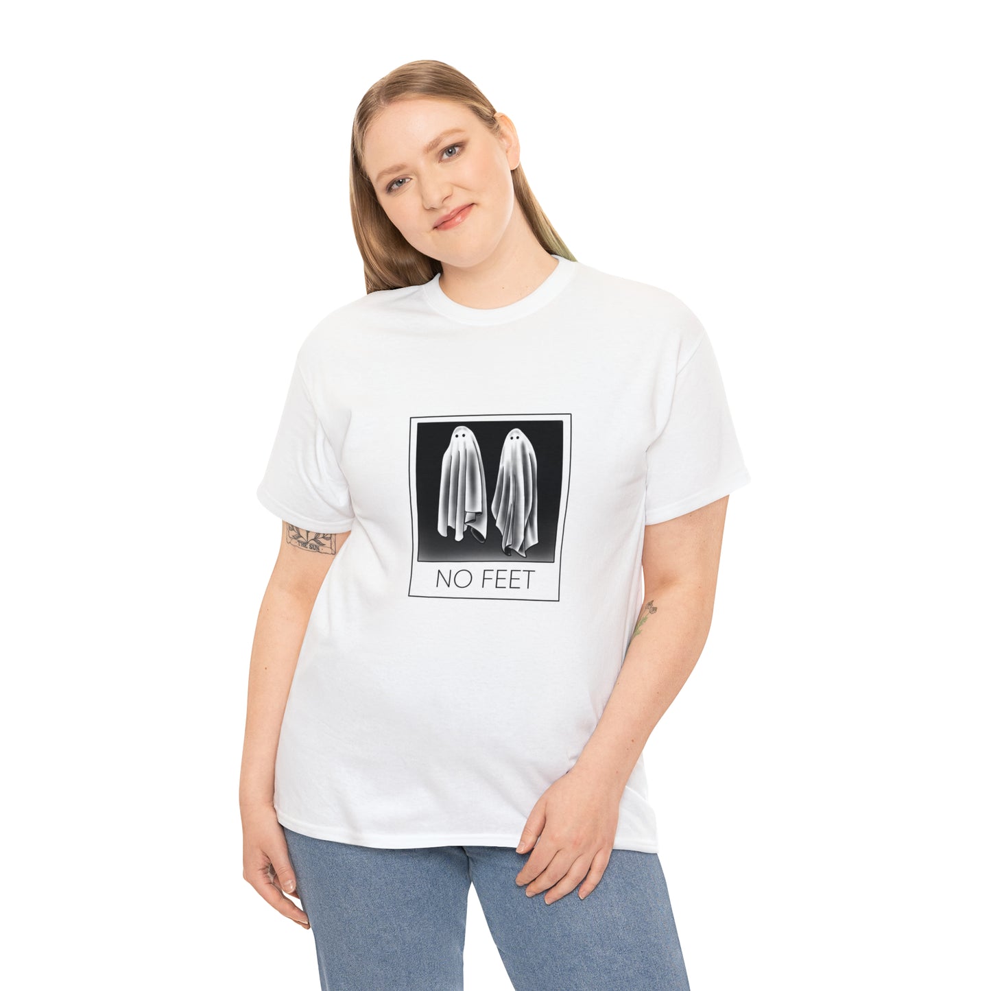 NO FEET LTD. Plain white T shirt .....hey there Lydia !!!