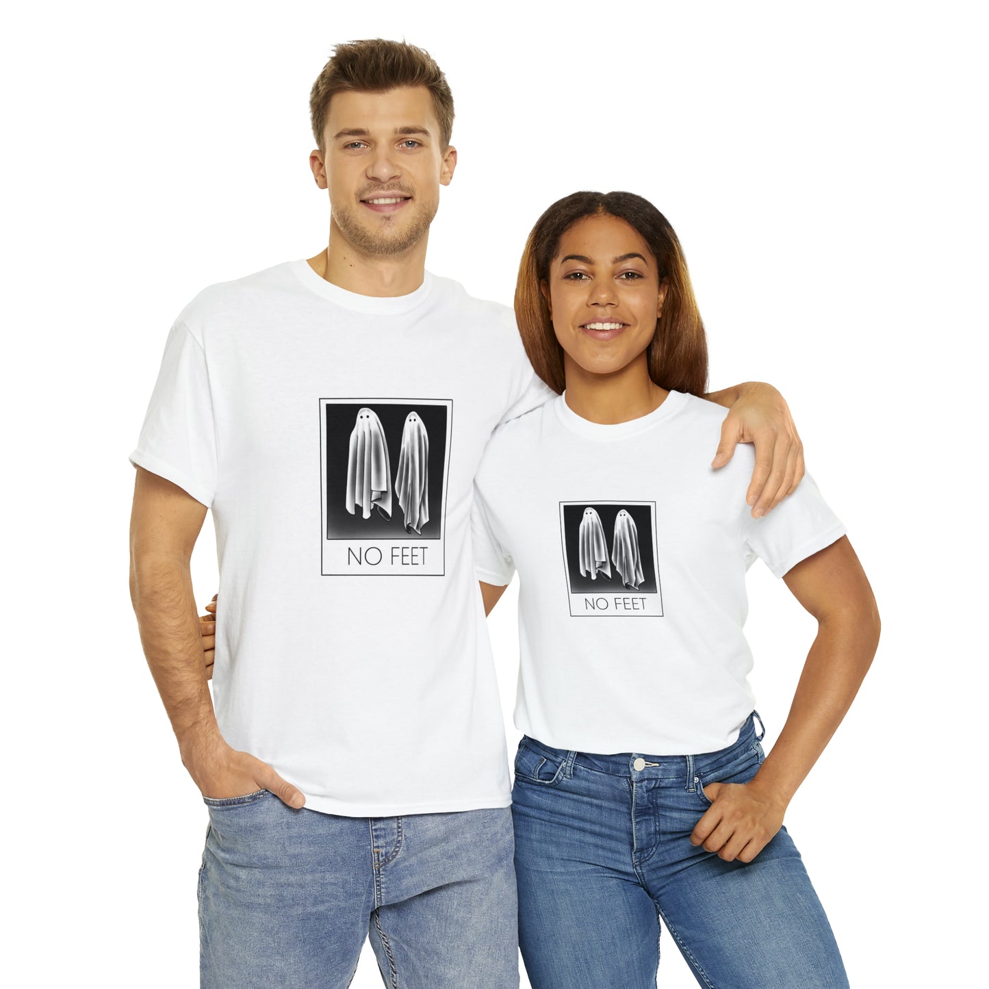 NO FEET LTD. Plain white T shirt .....hey there Lydia !!!