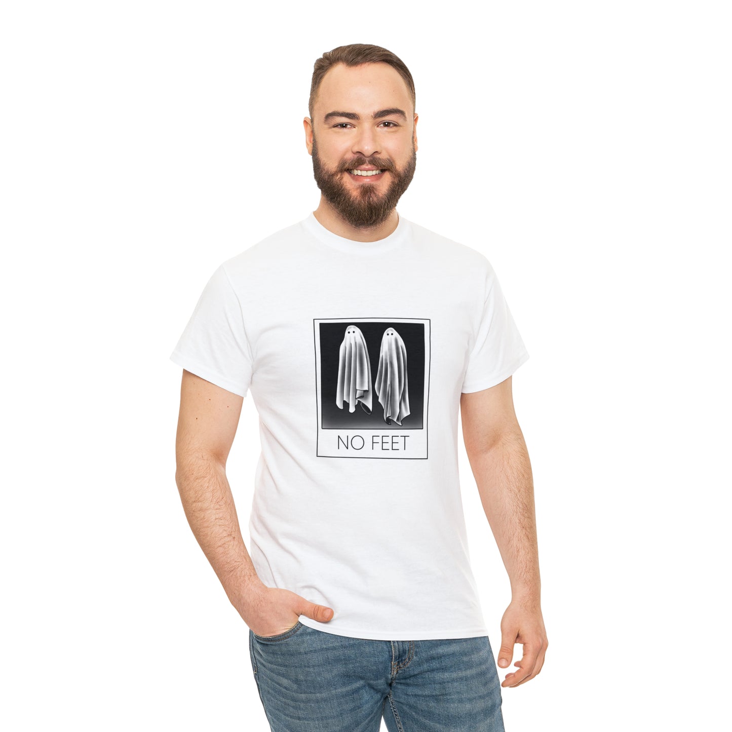 NO FEET LTD. Plain white T shirt .....hey there Lydia !!!
