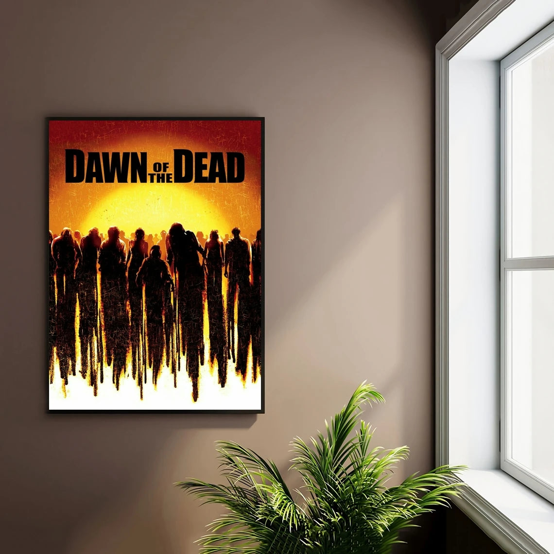 Dawn of the Dead Movie Poster Art Print  Canvas Poster Home Decoration Wall Painting, No Frame