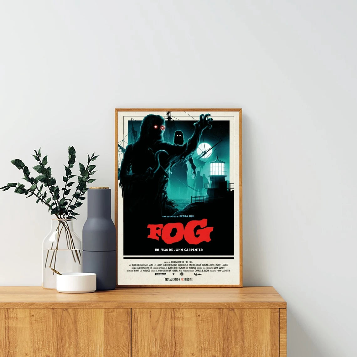 The Fog Movie Poster Canvas Print Art Modern Living Room Home Decoration (No Frame)