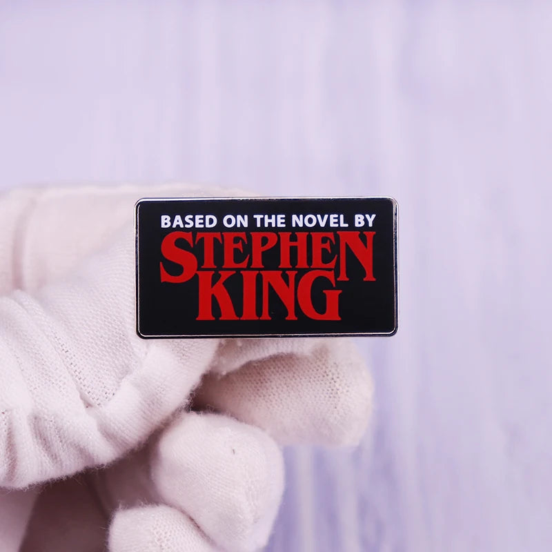 Based on The Novel By Stephen King Pin horror supernatural suspense crime science-fiction fantasy novels American Author Brooch