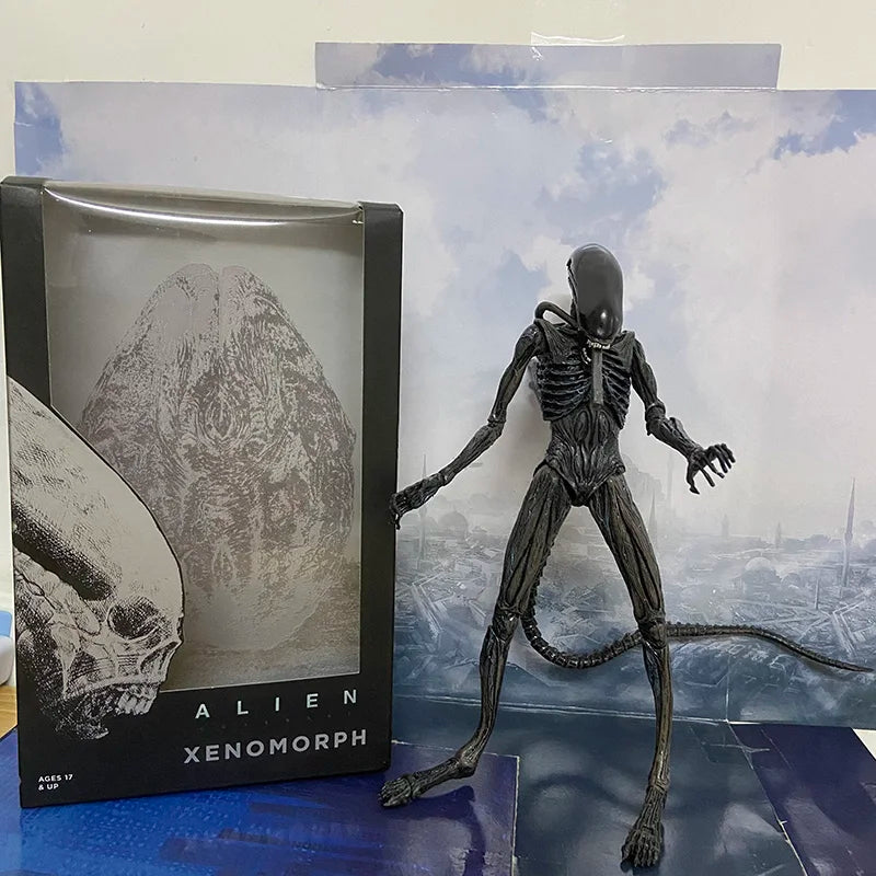 Alien Xenomorph Action Figure Extendable Inner Mouth Covenant Moive Collectible NECA Alien Series 7" Scale Toys Gift