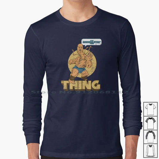 The Thing! Long Sleeve T Shirt Thing John Carpenter Comic Book Parody Horror Movie