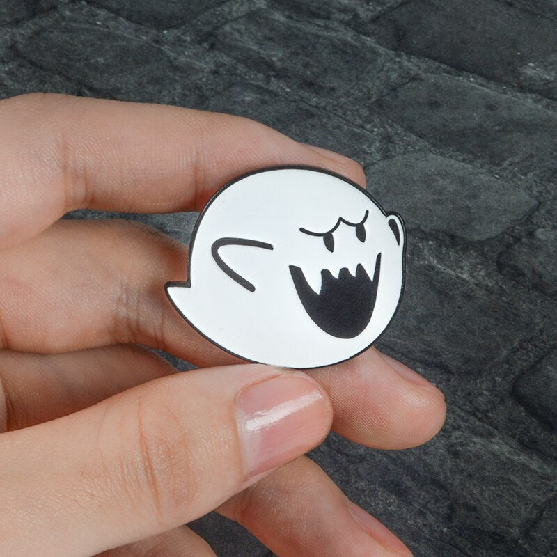 Super Boo Hard enamel pin