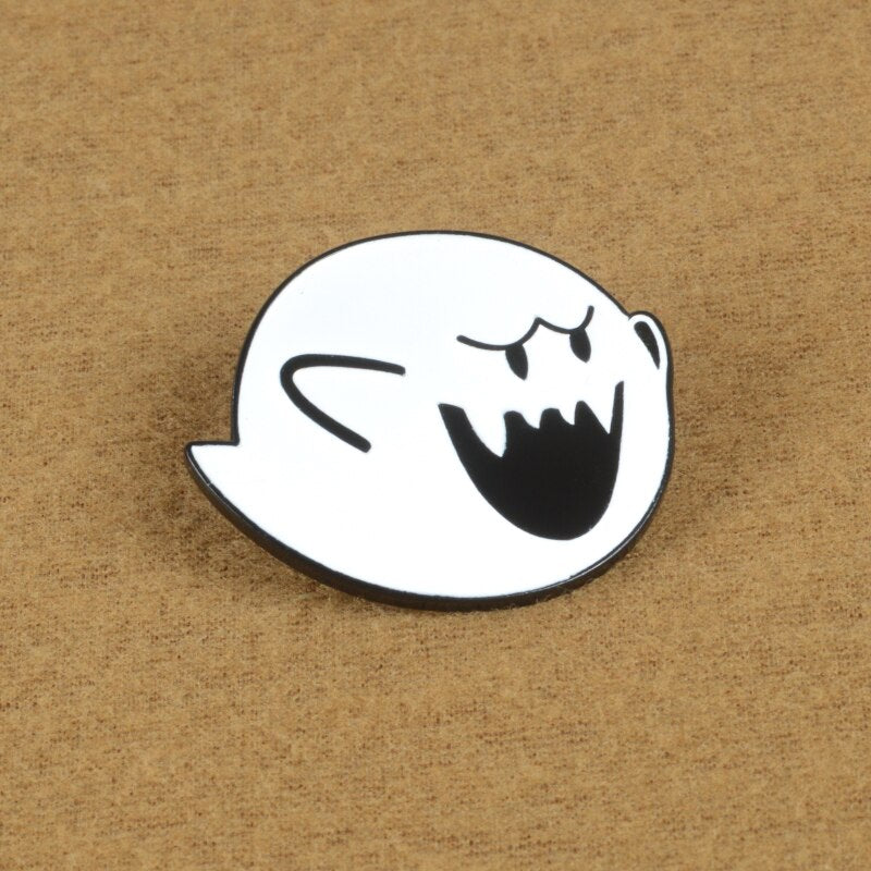 Super Boo Hard enamel pin