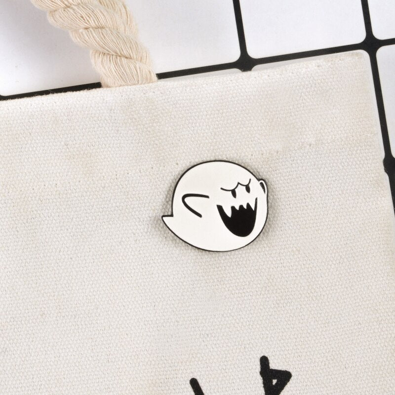 Super Boo Hard enamel pin