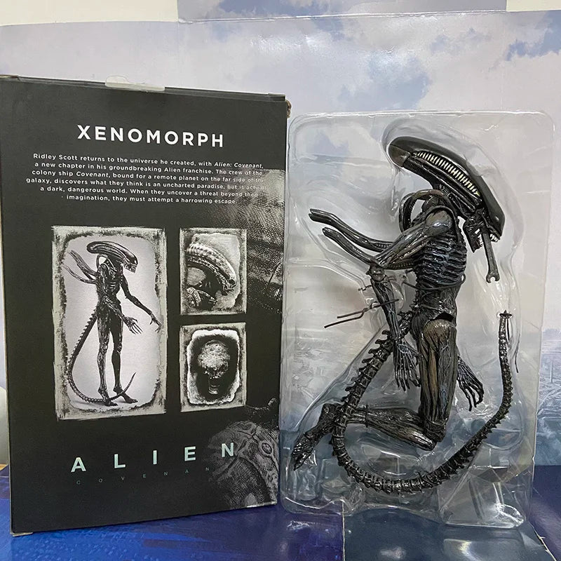 Alien Xenomorph Action Figure Extendable Inner Mouth Covenant Moive Collectible NECA Alien Series 7" Scale Toys Gift