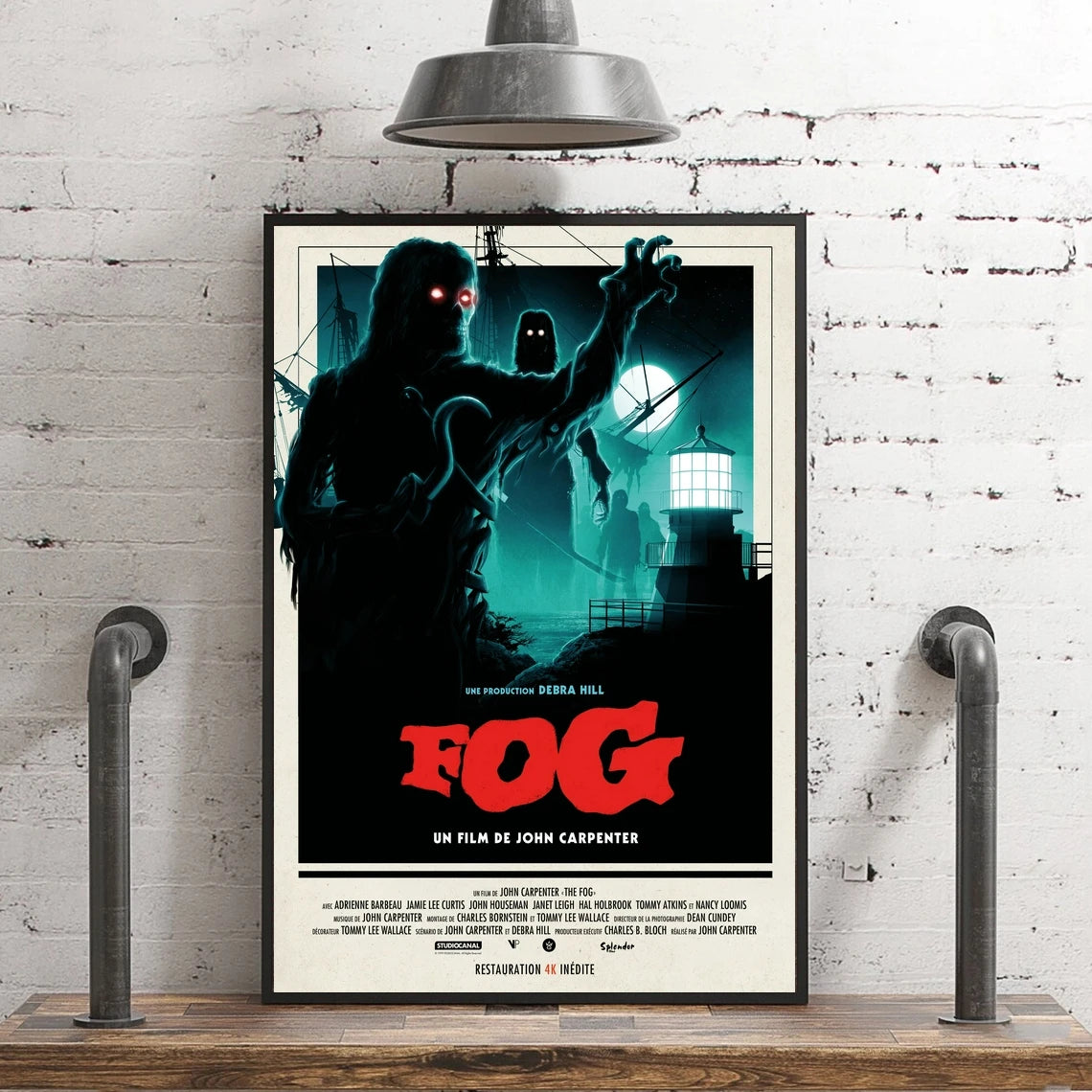 The Fog Movie Poster Canvas Print Art Modern Living Room Home Decoration (No Frame)