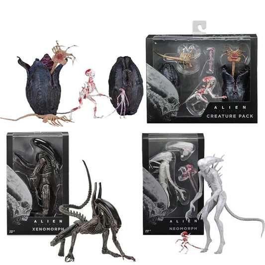 Alien Xenomorph Action Figure Extendable Inner Mouth Covenant Moive Collectible NECA Alien Series 7" Scale Toys Gift