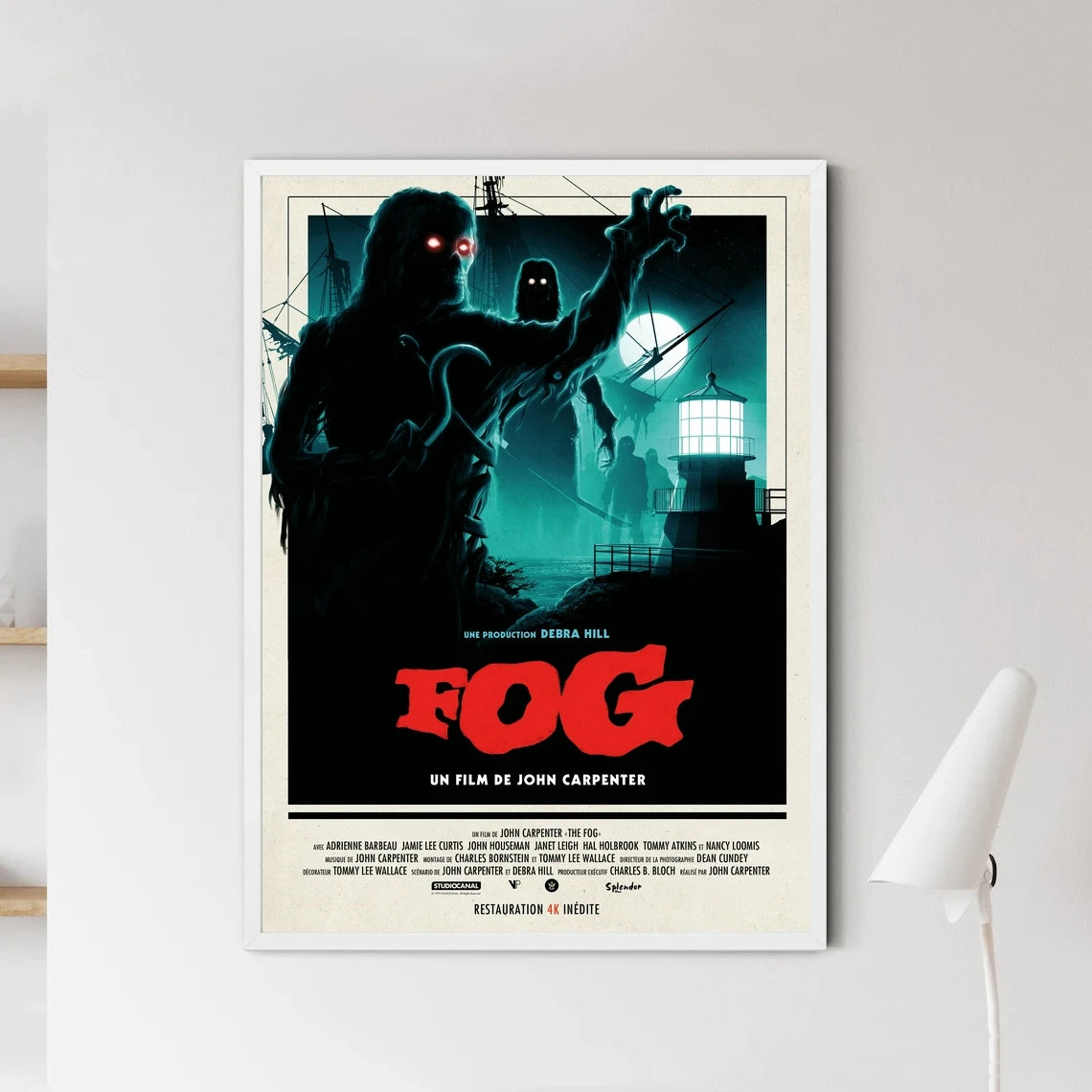 The Fog Movie Poster Canvas Print Art Modern Living Room Home Decoration (No Frame)