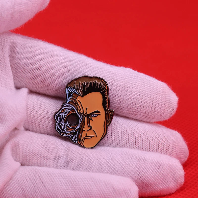 Terminator Leaving enamel Pin  science-fiction action film brooch