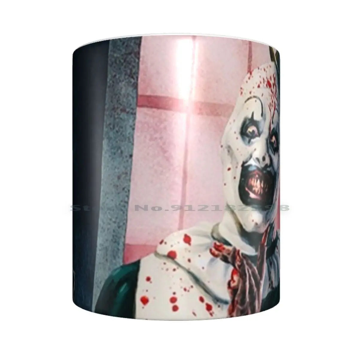 Terrifier Horror Movie Art Ceramic Mugs Coffee Cups Milk Tea Mug Terrifier Movie Horror Scary Halloween Clown Clowns Art The