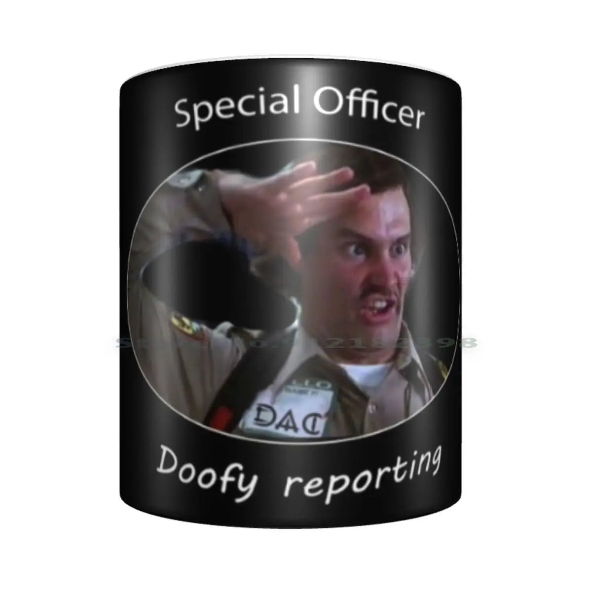 Scary Movie Doofy Ceramic Mugs Coffee Cups Milk Tea Mug Scary Movie Scream Meme Officer Doofy Funny Comedy Woody Scream Parody