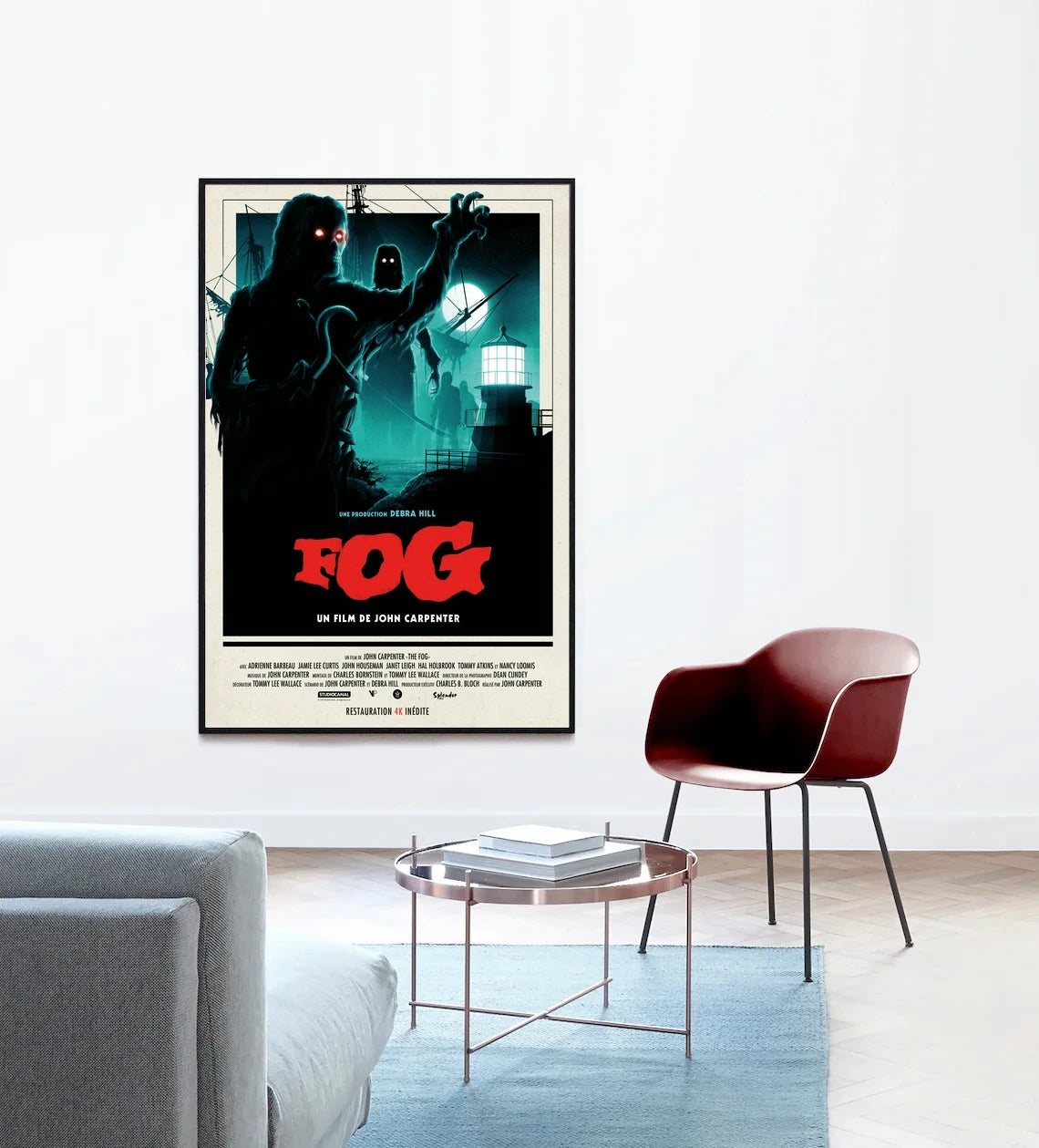 The Fog Movie Poster Canvas Print Art Modern Living Room Home Decoration (No Frame)