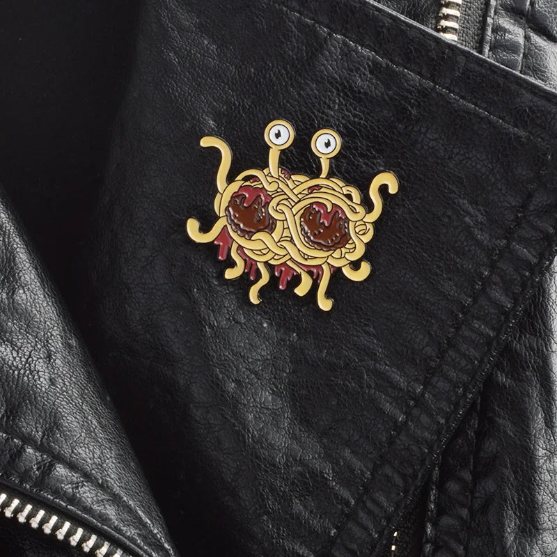 Flying Spaghetti Monster Pin