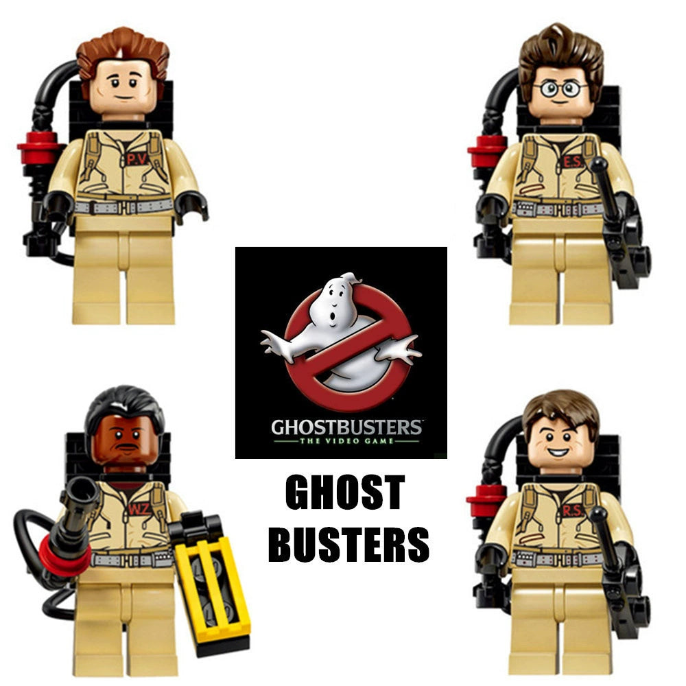 Small Particle Building Blocks Ghostbusters Ghost Busters Doll Toy 4.3 High Luigi Haunted House 3