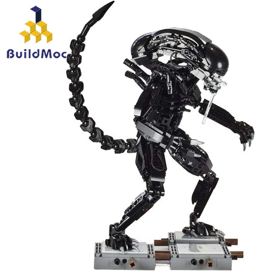 Buildmoc Classic Creative Science Fiction Horror Creature 1:5 Special-Shaped MOC-27578 Chinese Assembling Building Blocks