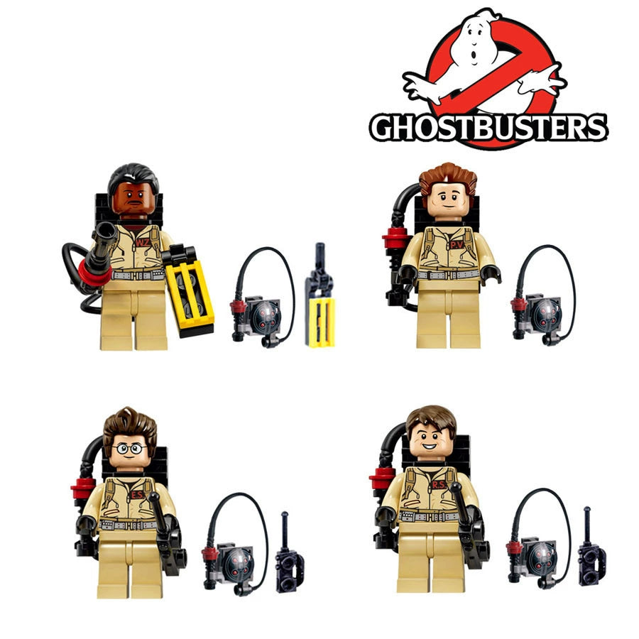 Small Particle Building Blocks Ghostbusters Ghost Busters Doll Toy 4.3 High Luigi Haunted House 3