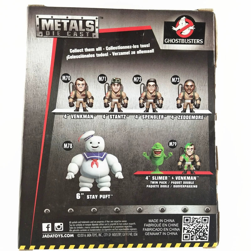 4-Inch Ghostbusters all 4 Ghostbusters Plus 2 Pack